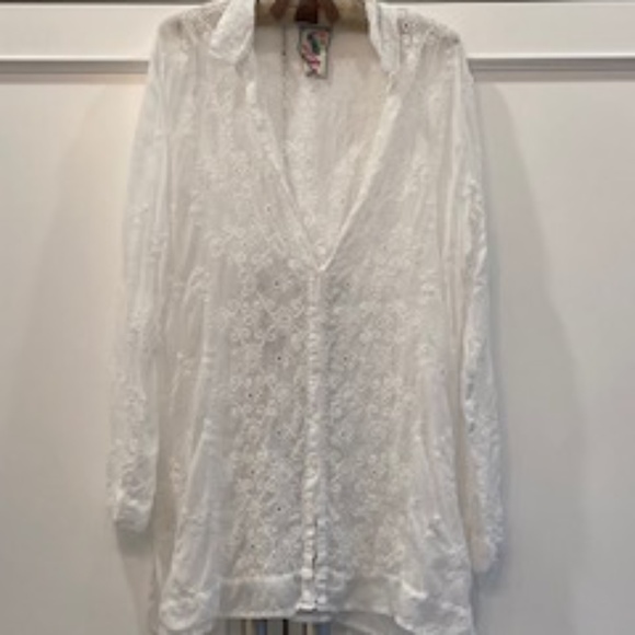 Johnny Was blouse Large white - Picture 4 of 13